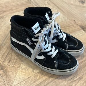 Boys high top vans size 5